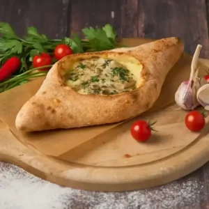 Хачапури лодочка с жульеном