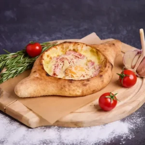 Хачапури лодочка Карбонара